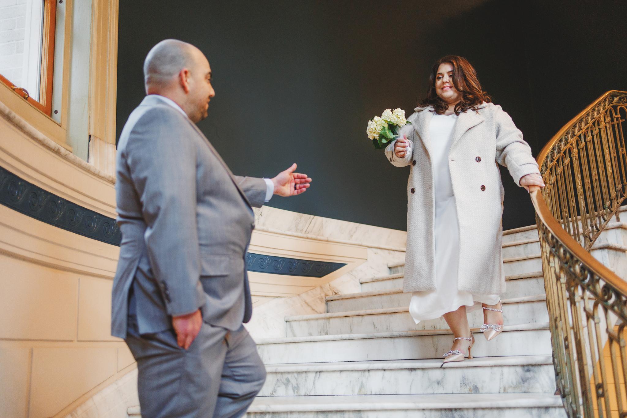 Portland City Hall Micro Wedding | Portland, Maine