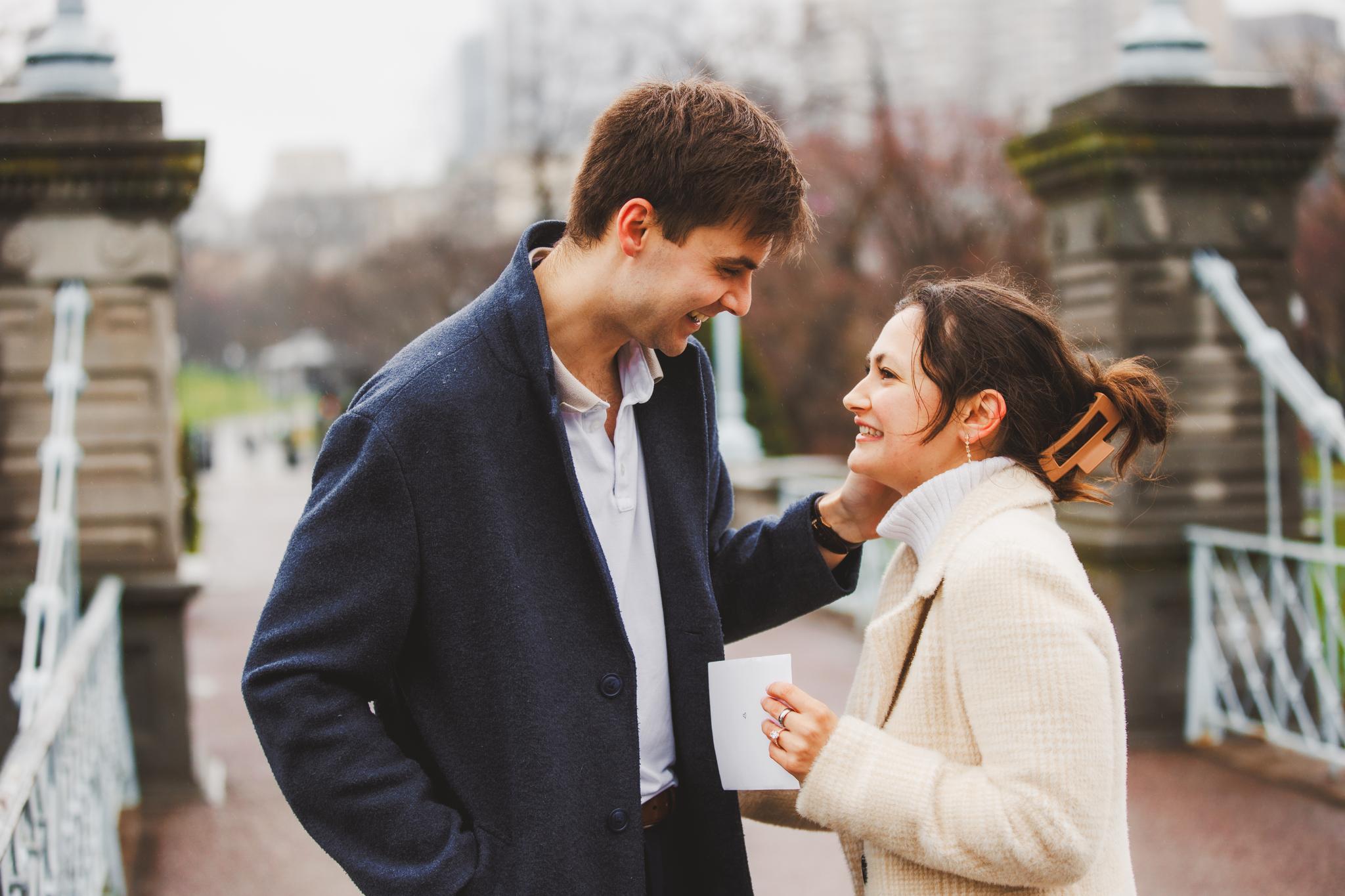 Nicole & Nathan: Surprise Proposal at Boston Public Garden