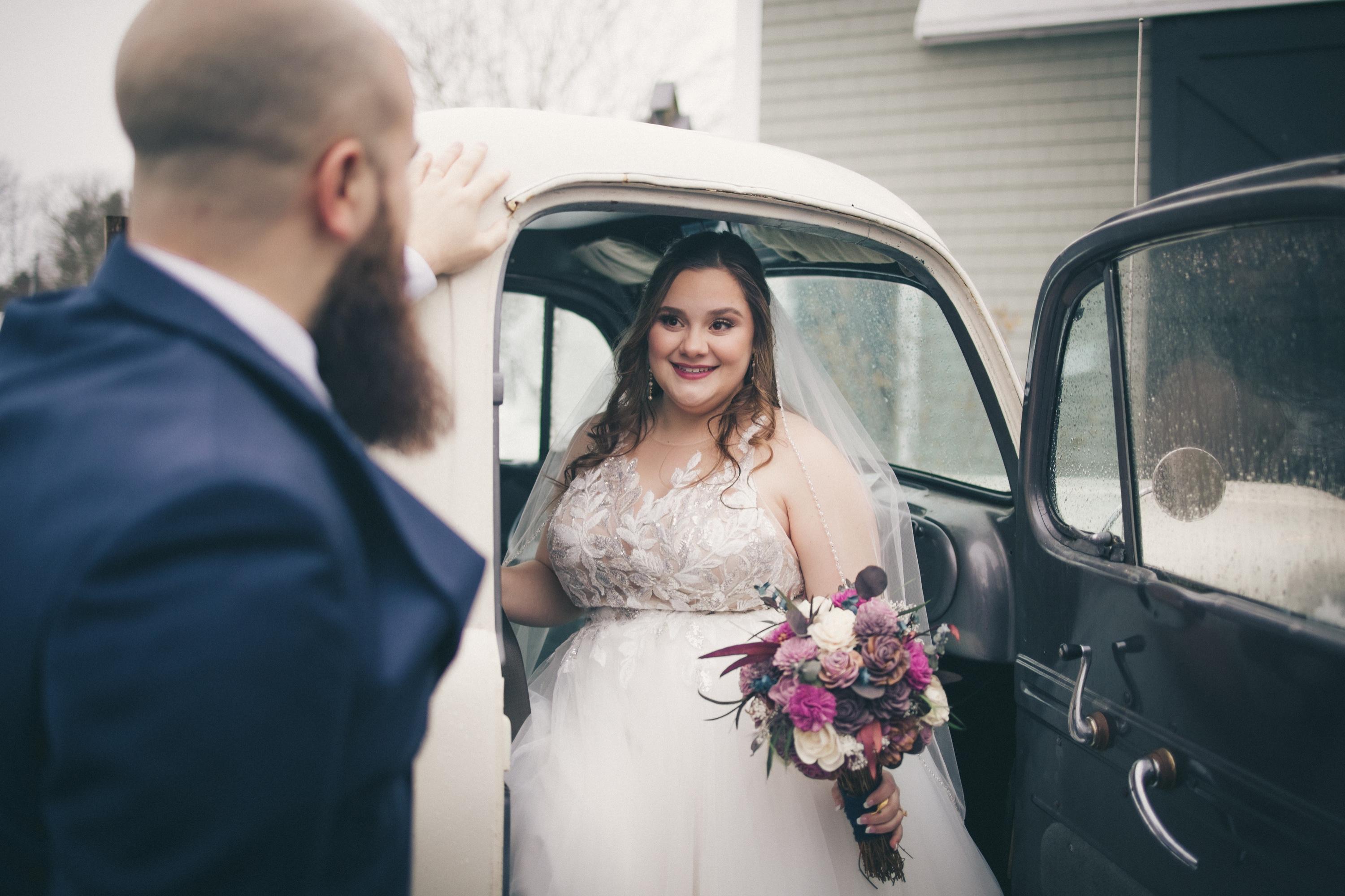 A Winter Wonderland Wedding at River Winds Farm, Saco, Maine