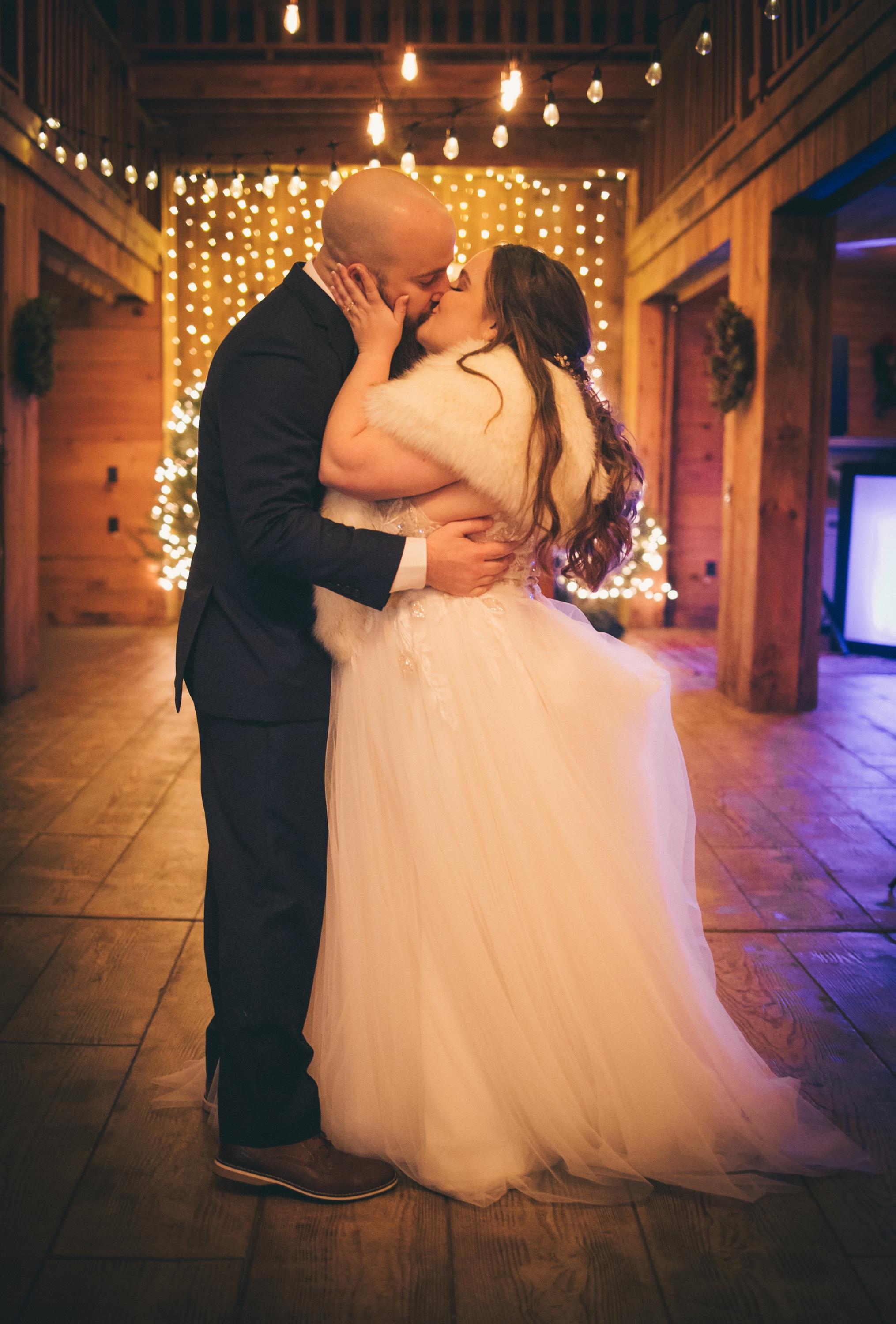 A Winter Wonderland Wedding at River Winds Farm, Saco, Maine