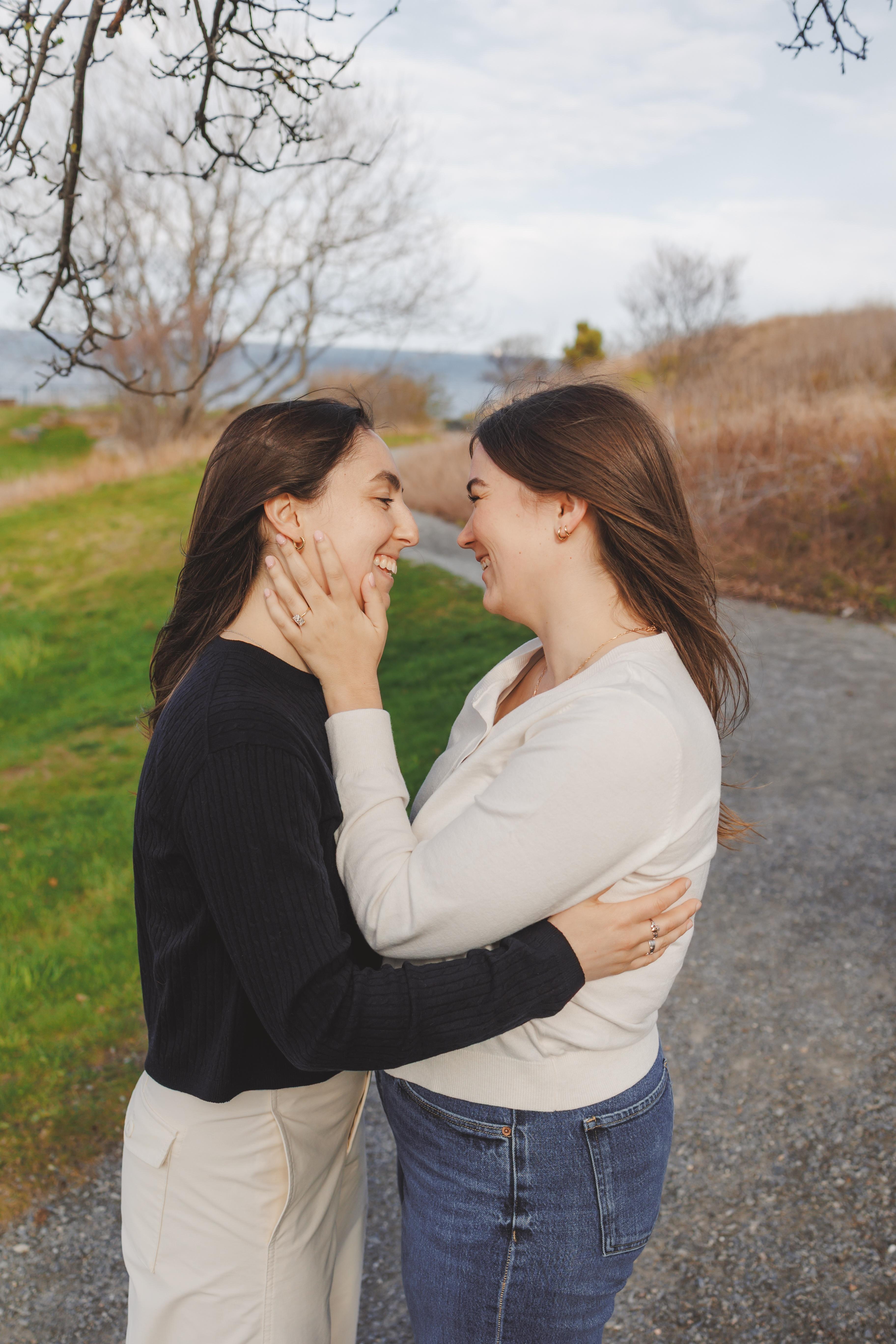 LGBT Surprise Proposal at Portland Headlight, Cape Elizabeth, Maine