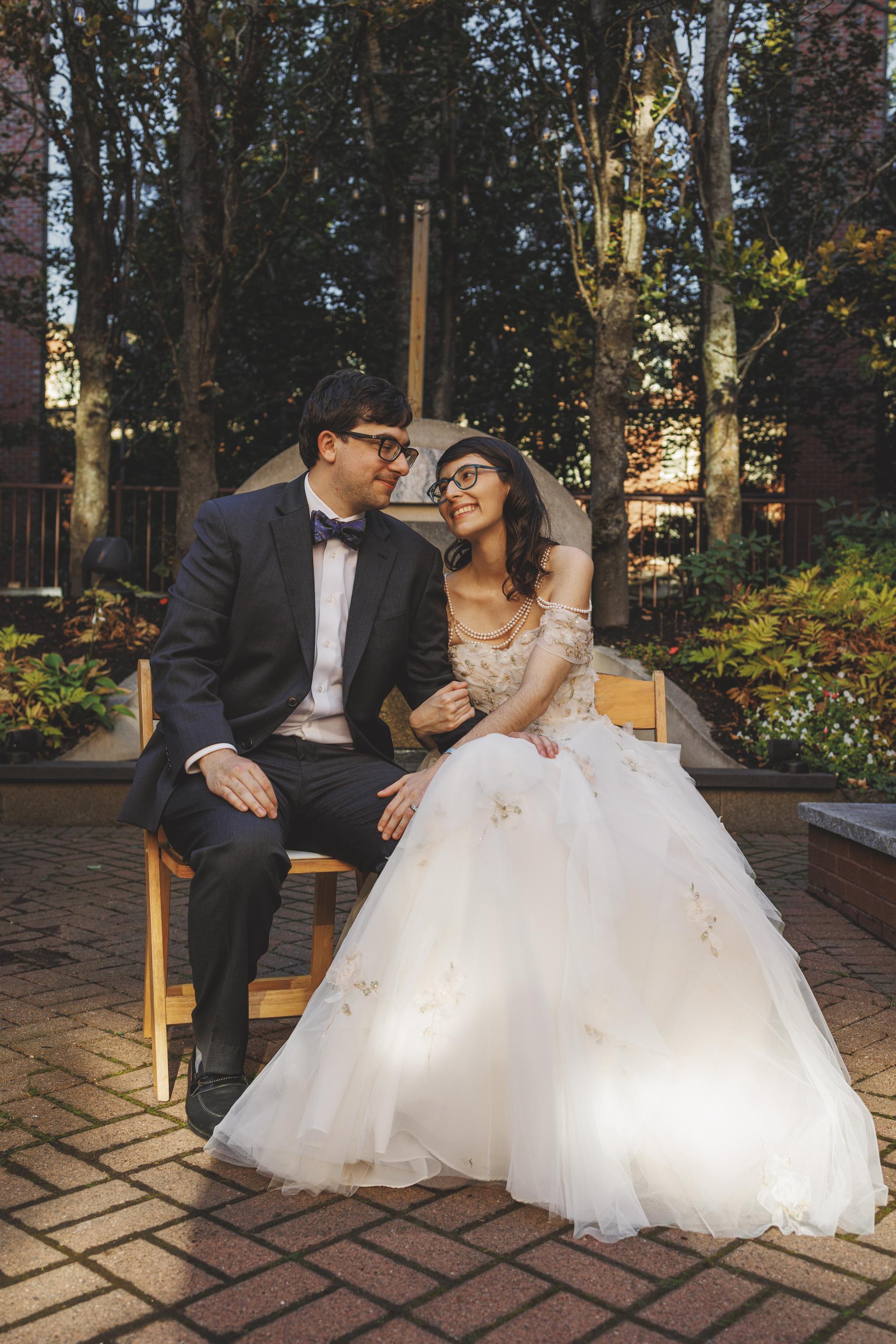 Lily & Michael’s Quirky Downtown Portland Harbor Hotel Wedding | LGBTQ+ Candid Celebration in Maine