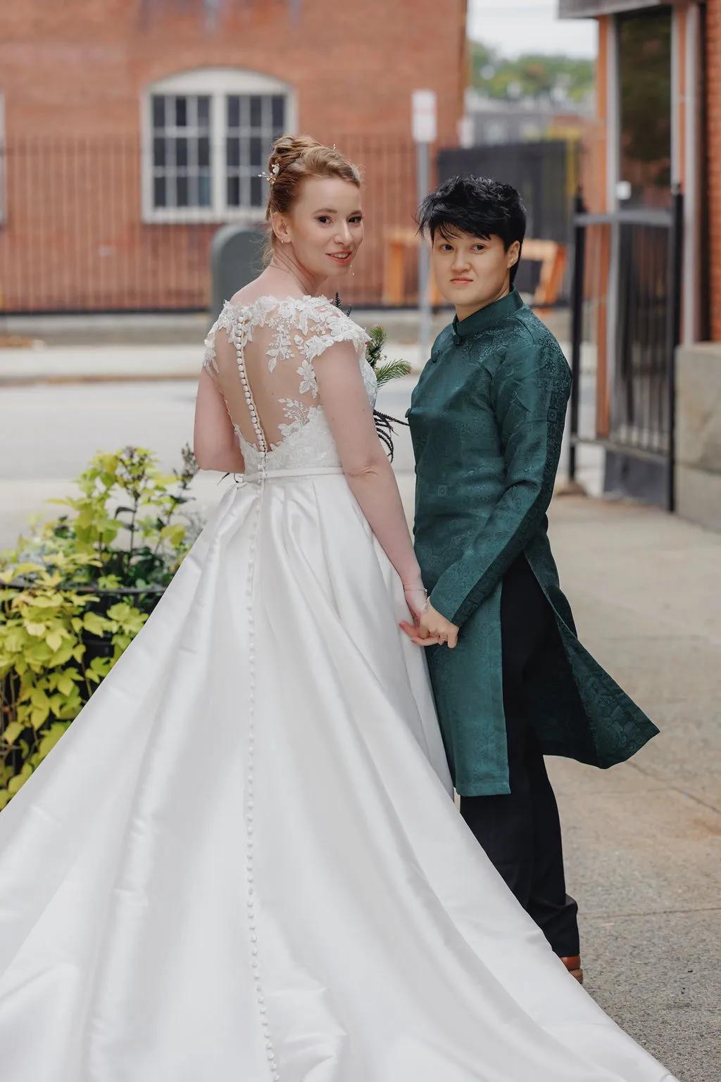 Miranda & Marie’s Queer Wedding at Machines With Magnets | A Candid, Nontraditional Celebration